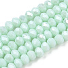 Electroplate Glass Beads Strands EGLA-A034-P1mm-A20-1