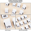  280Pcs 7 Style Neonatal Month Clothing Labels Size FIND-NB0001-45-4