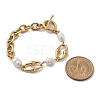 Stainless Steel Cable Chains Link Bracelets BJEW-F485-02G-5