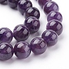 Natural Amethyst Beads Strands X-G-G099-12mm-1-3