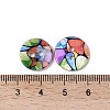 2-Hole Freshwater Shell Buttons SHEL-A004-01G-3