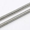 Tarnish Resistant Herringbone Chain Necklace for Men NJEW-F027-16-3mm-2
