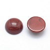 Natural Red Jasper Cabochons G-P393-R44-12MM-2