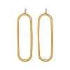 Brass Stud Earrings X-KK-T038-484B-4
