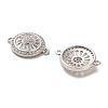 925 Sterling Silver Connector Charms STER-H110-18P-2