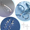 201 Stainless Steel 2-Loop Link Pendants STAS-UN0034-64-5