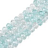 Transparent Glass Beads Strands GLAA-T023-8mm-A01-1