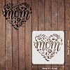 Plastic Reusable Drawing Painting Stencils Templates DIY-WH0172-388-2