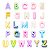 52Pcs 26 Styles UV Plating Opaque Acrylic European Beads OACR-TA0004-81-2