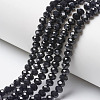 Opaque Solid Color Glass Beads Strands EGLA-A034-P8mm-D18-1