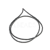 Non-magnetic Synthetic Hematite Beads Strands G-E133-1D-4