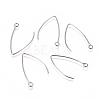 Tarnish Resistant 304 Stainless Steel Earring Hooks STAS-F227-26A-P-1