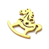 201 Stainless Steel Charms STAS-Q015-12G-2