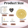 52Pcs 2 Colors Alloy Enamel Pendants Kits DIY-BM0001-46-2