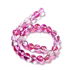 Synthetic Moonstone Beads Strands G-P528-J01-03-2