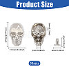 50Pcs Skull Alloy Rivets FIND-CA0011-72B-P-2