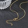 1.2MM 304 Stainless Steel Boston Link Chain Necklaces NJEW-D328-01G-02-5