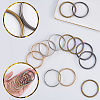 40Pcs 4 Styles Iron Quick Link Connectors FIND-SP0002-80B-6