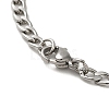 Non-Tarnish Sword Pendant Necklaces NJEW-C043-03P-3