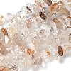 Natural Rutilated Quartz Beads Strands G-M205-96-1