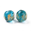Handmade Gold Foil Glass Beads LAMP-C004-03C-2