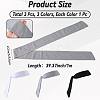3Pcs 3 Colors Polyester Head Wrap for Exercise AJEW-CN0006-10-2