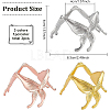 BENECREAT 3Pcs 3 Colors Butterfly Crystal Ball Display Stand Alloy Metal Base ODIS-BC0001-11-2