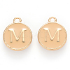 Golden Plated Alloy Enamel Charms ENAM-S118-06M-1