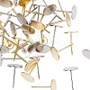 Iron Flat Round Head Nails AJEW-GA0001-51-B-1