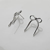 Brass Stud Earring Finding KK-U061-14B-P-3
