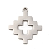 Non-Tarnish 304 Stainless Steel Pendants STAS-S123-03P-09-1