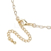 Natural & Synthetic Mixed Gemstone Chip Bib Necklaces NJEW-JN04950-6