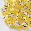 Transparent Resin European Beads RPDL-Q023-A-C02-1