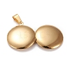 Ion Plating(IP) 316 Stainless Steel Locket Pendants LS-STAS-K197-07G-3