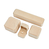 4pcs 4 styles Square & Rectangle Velvet Jewelry Gift Boxes Set ODIS-DC0001-02-8