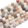 Natural Sunstone Beads Strands G-K224-02-6mm-1