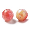 Two Tone Opaque Acrylic Beads LS-SACR-P024-01A-W14-2