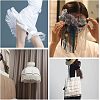 Polyester Tassel Fringe Trimming FIND-WH0043-60C-7