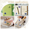 CRASPIRE 5 Bags 5 Styles PVC Plastic Floral Self Adhesive Decorative Stickers STIC-CP0001-07-5