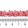 Synthetic Coral Dyed Carved Beads Strands X-CORA-K009-06A-08-4