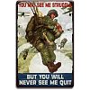 Vintage Metal Tin Sign AJEW-WH0189-023-1
