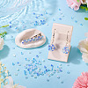 405Pcs Eletroplated Transparent Glass Beads GLAA-TA0003-66A-7