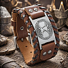 1Pc Imitation Leather Braided Bracelets BJEW-CL0001-08-3