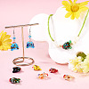 14Pcs 7 Colors Handmade Lampwork Beads LAMP-TA0002-43-7