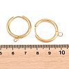 316 Stainless Steel Huggie Hoop Earring Findings EJEW-B158-01E-G-3