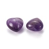 Natural Amethyst Heart Love Stone G-I219-08-2