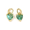 Brass Micro Pave Cubic Zirconia Charms KK-P192-08-G14-1