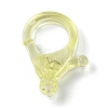 Transparent Plastic Lobster CLaw Clasps KY-H005-A01-3