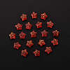 20Pcs Spray Painted Glass Beads GLAA-YW0001-11-1