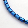 Electroplate Non-magnetic Synthetic Hematite Beads Strands G-J210A-04-1
